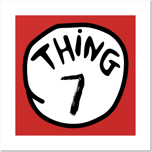 Thing 7 Wall Art by archila